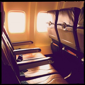 empty row on the airplane 3