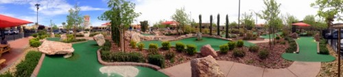 miniature golf panorama
