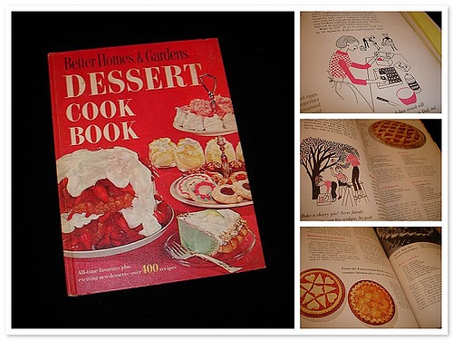 vintage cookbook dessert