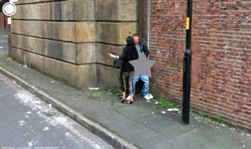 caught on google earth street view adults