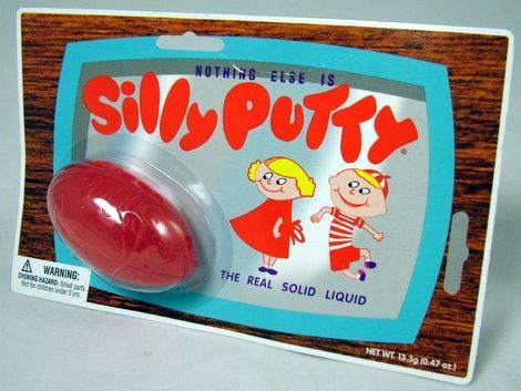 silly putty package