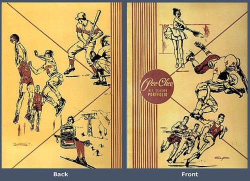 pee chee folder folders front and back