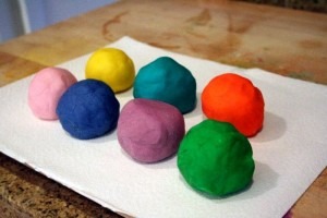 play-doh balls