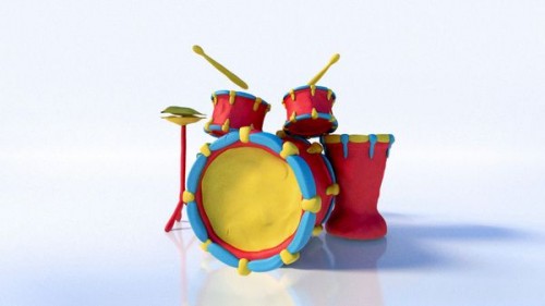 play doh drums