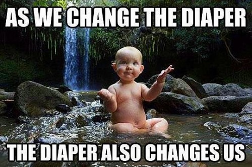 Baby Buddha diaper