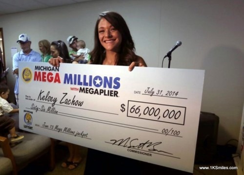 oversized check mega millions