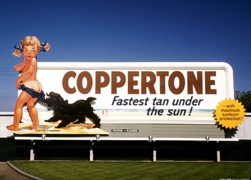 coppertone girl billboard 1966