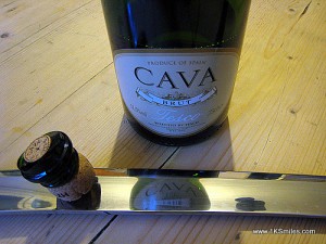 sabrage champagne sword reflection troy swezey