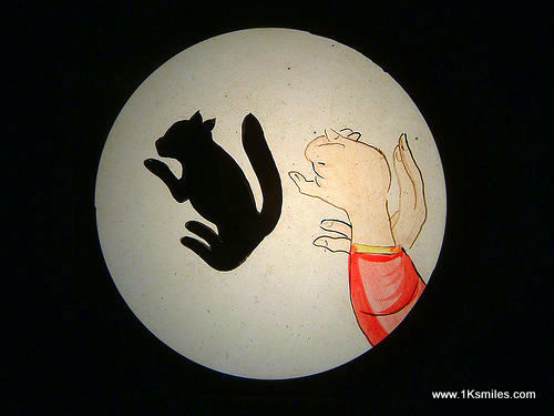 hand shadow puppets squirrel puppet