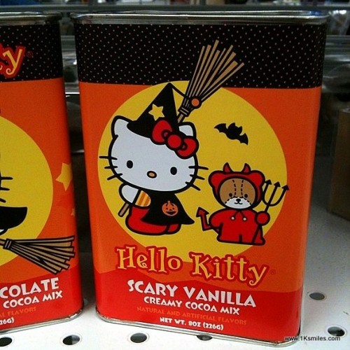 hello kitty scary vanilla cocoa hot chocolate