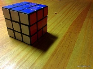 rubiks rubik's cube on table