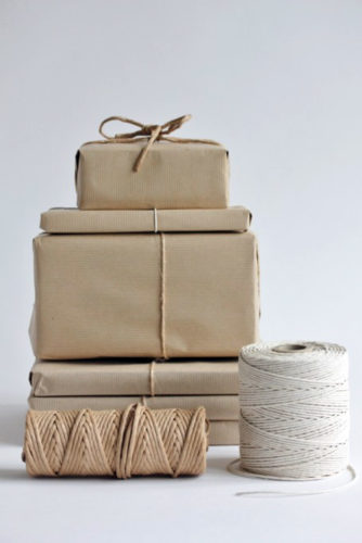 brown paper packages tied up with strings 1