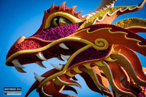 Tournament of Roses Parade float dragon chinese