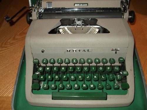 Typewriter green